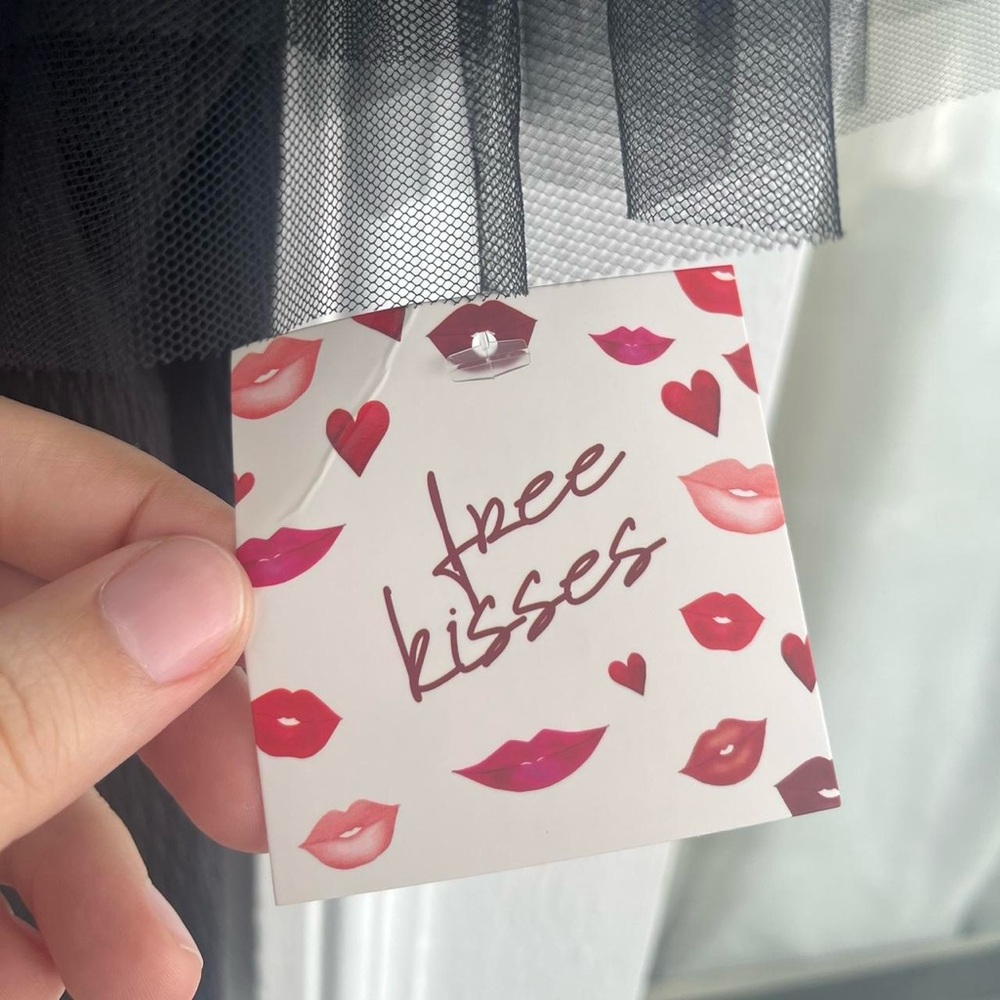 Black Ruffle Top - Picture 3 of 5